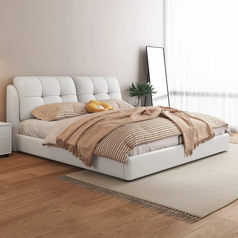 Floor Storage Bed Headboards Modern Space Saving Simple Design Wooden Bed Bedroom King Size Cama Solteiro Lounge Suite Furniture