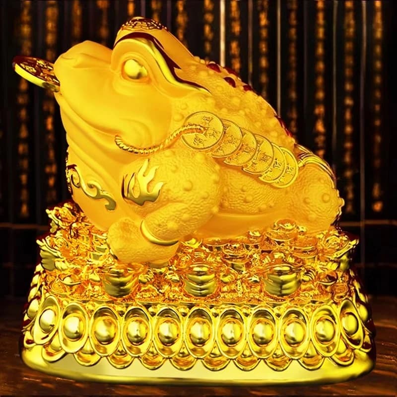 Luxury Accent Money Boxes Nordic Design Aesthetic Unique Storage Golden Toad Modern Piggy Bank Clear Hucha Ornaments Home Decor