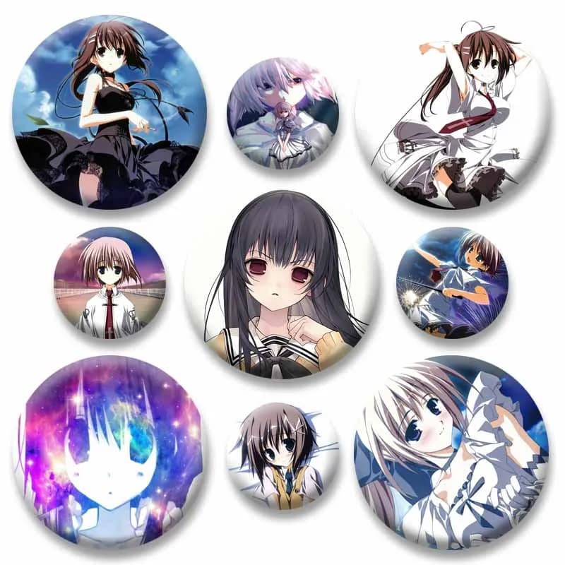 Anime Wonderful Everyday Round Exquisite Badge Yuki Minakami Takuji Mamiya Zakuro Cartoon Brooch Cute Enamel Pin for Clothes Hat