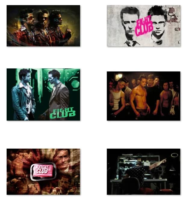 10Style Choose Fight Club Canvas POSTER ,Home Decor Wall art painting