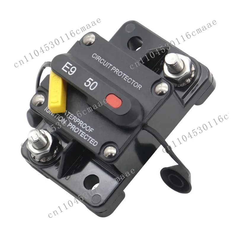 New Circuit Breaker with Hidden Button To Prevent  Touch, Manual Reset Circuit Breaker 48V Circuit Breaker 30-150A