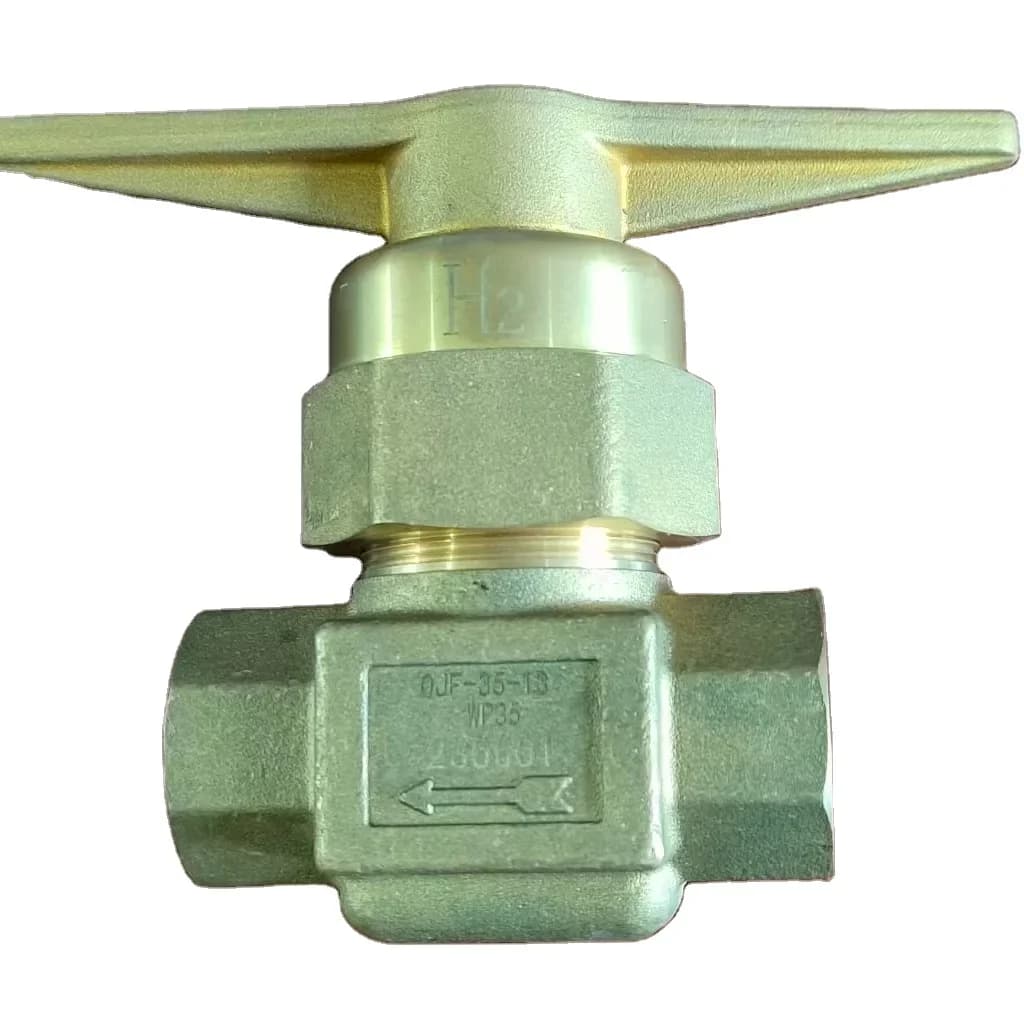 Factory Supply Hydrogen High Pressure Stop Valve, Leak-proof and Explosion-proof Design