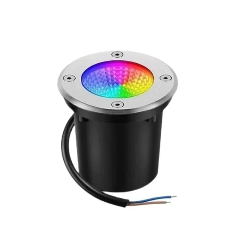 Outdoor Park Square Courtyard Waterproof Recessed Circular Landscape and Garden Lighting Emitting Diodes