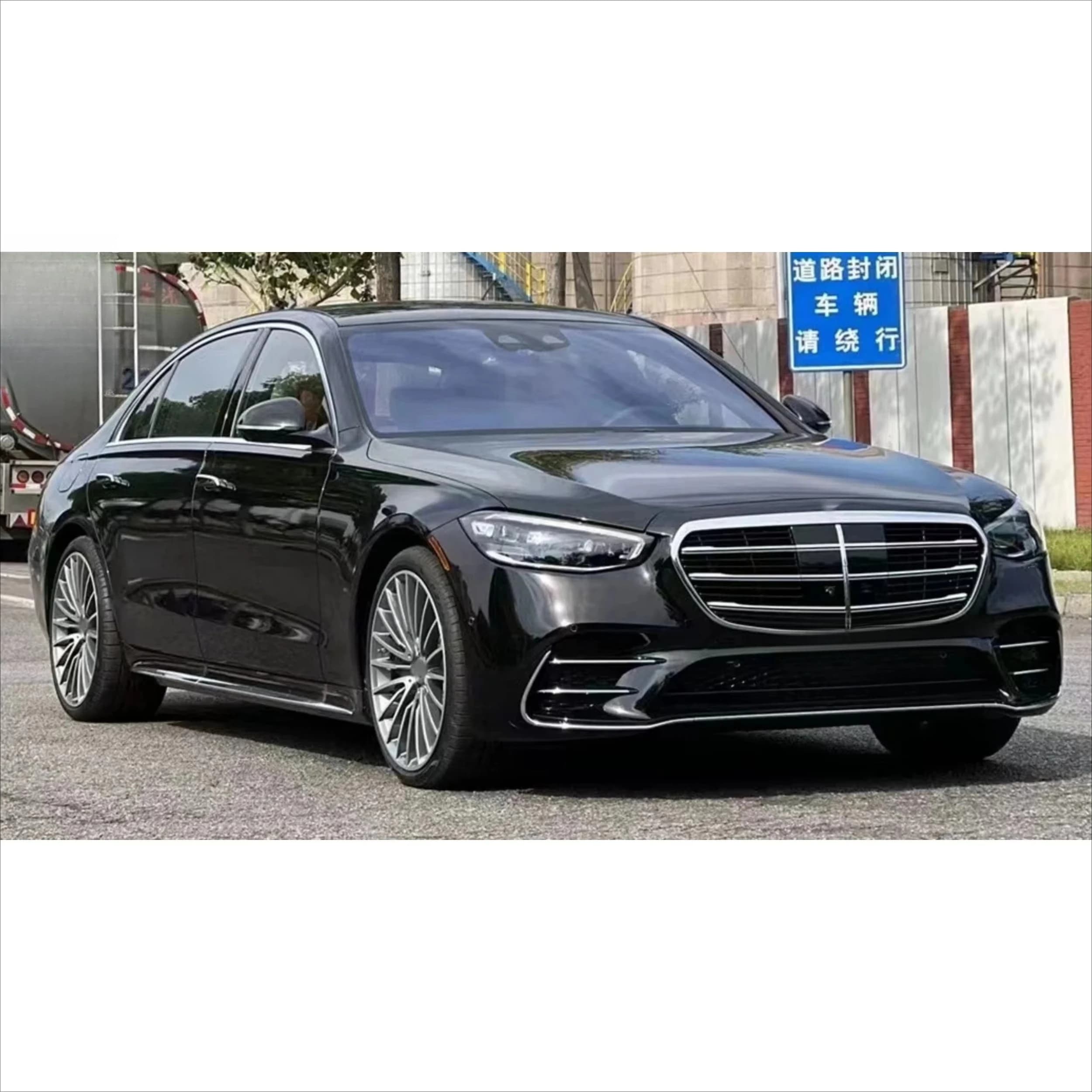 STLF Body Kit for W223 2021+ to S450 Model Auto Body Systems Include Front and Rear Bumper with Grille Side Skirts Rear Diffuser
