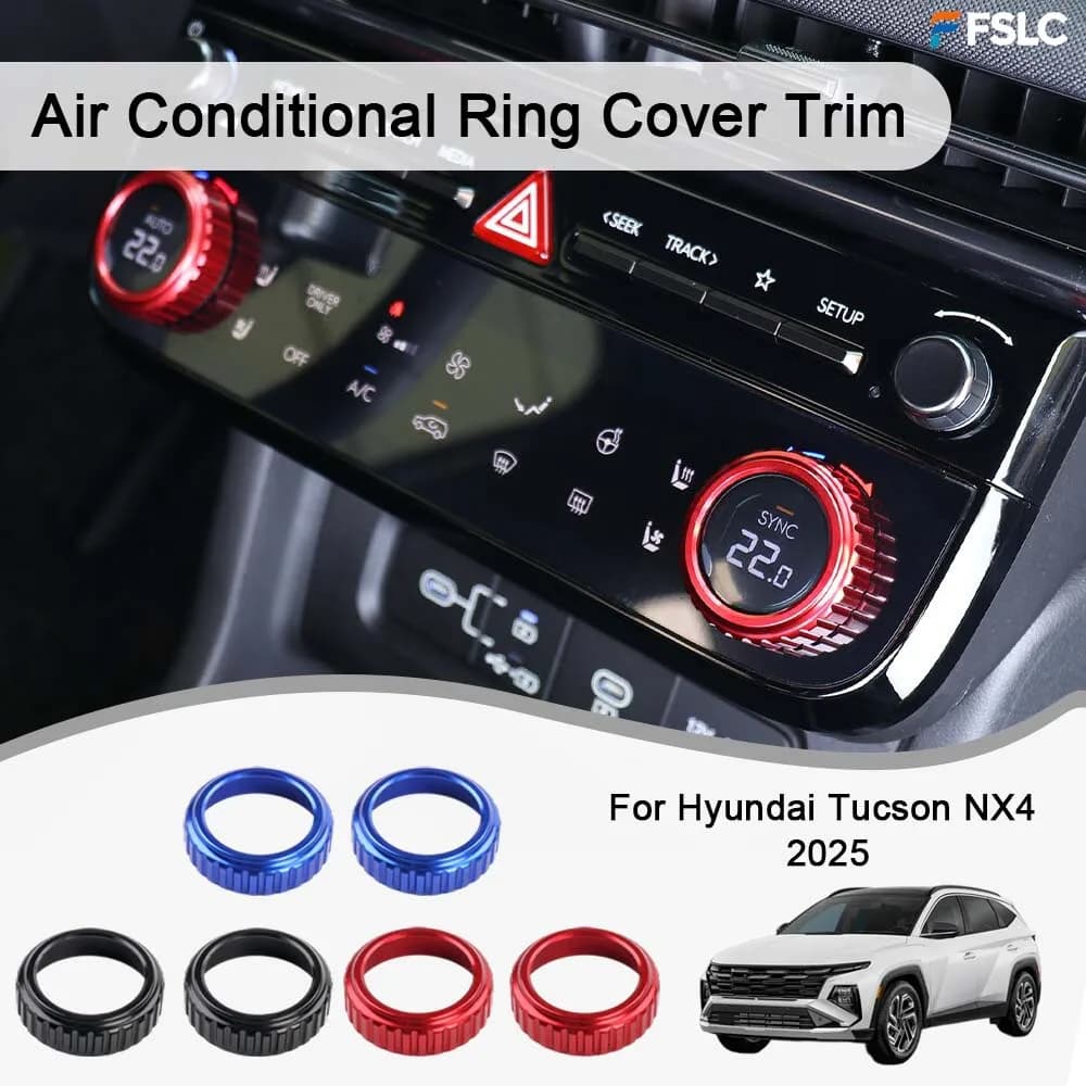 Car Decoration Air Conditional Ring Cover Trim For Hyundai Tucson NX4 2025 Cars Accessories Styling Upgrade Modify A Car
