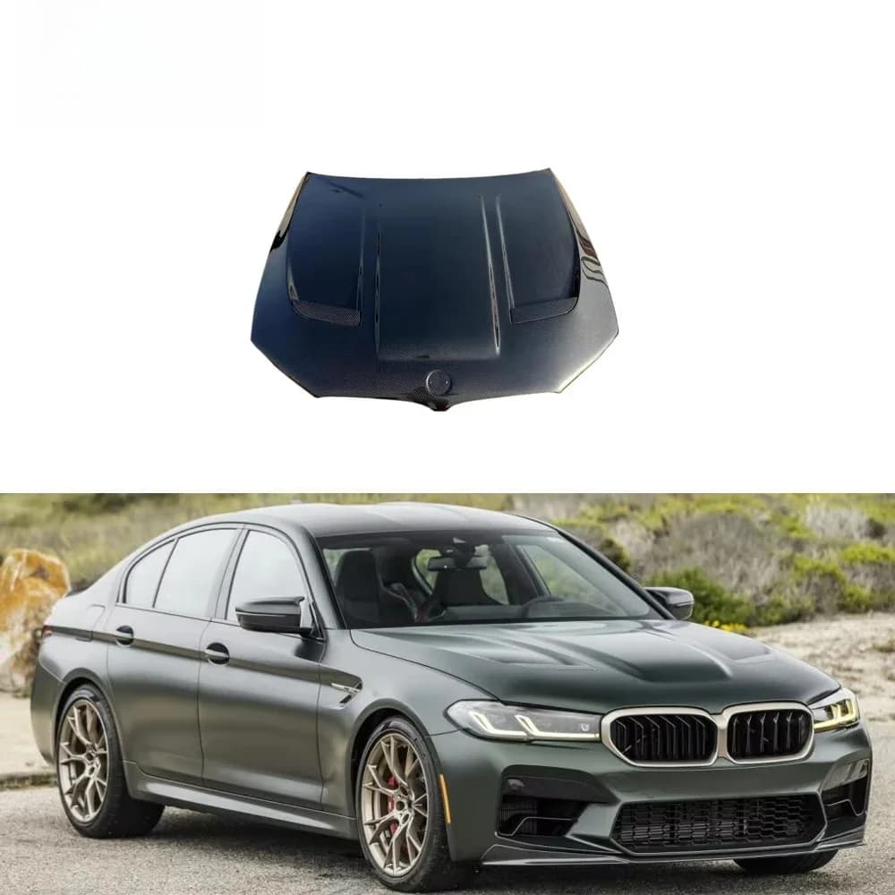 Dry Carbon Fiber F90 M5 Engine Hood for  F90 M5 LCI Competition Sedan 4-Door 2018-2023