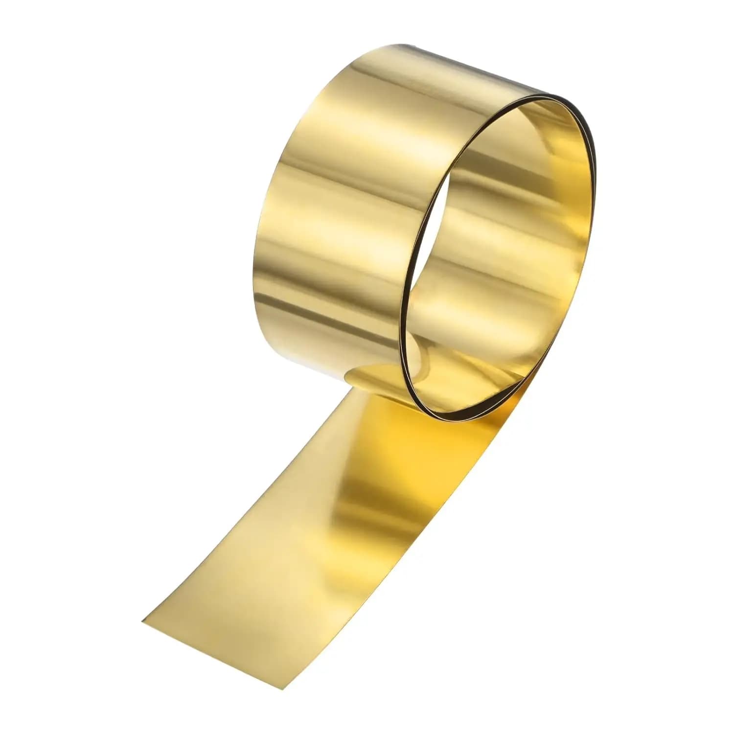 Brass Metal Thin Sheet Foil Plate Flash Strip 0.1/0.2/0.3/0.5mm Thickness 10‑50mm Width 1 Meter Length for Industrial DIY Craft