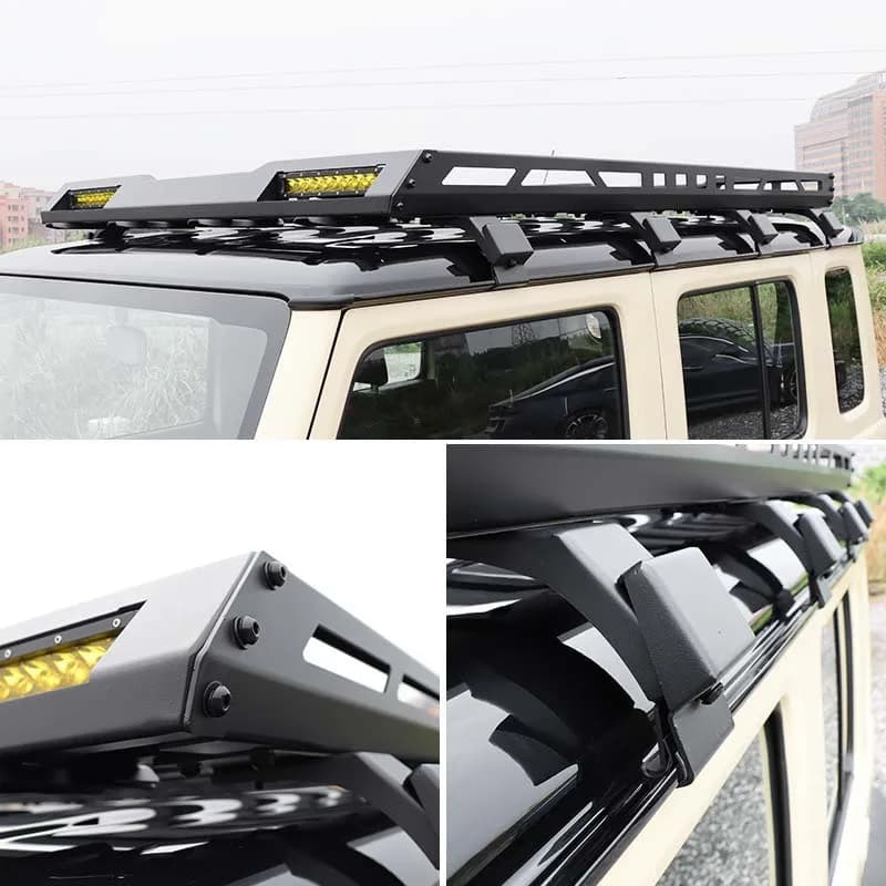 2023-2025 New Jimny Five-Door Car Roof Racks Off-Road Modification Accessories with Extended Roof Luggage Rack
