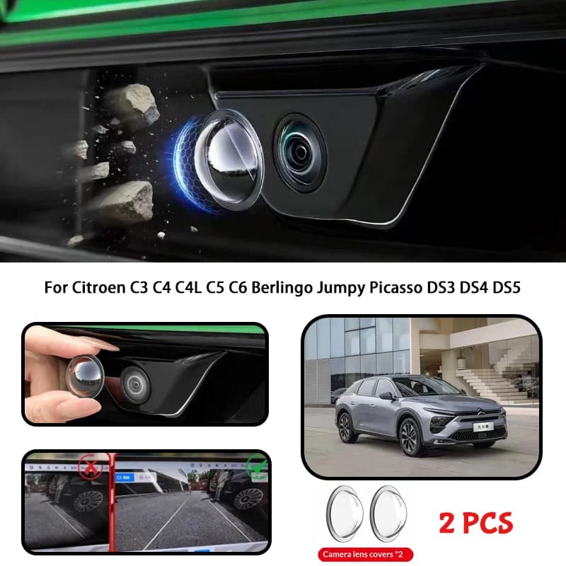 For Citroen C3 C4 C4L C5 C6 Berlingo Jumpy Picasso DS3 DS4 DS5 Car camera protective cover lens cover