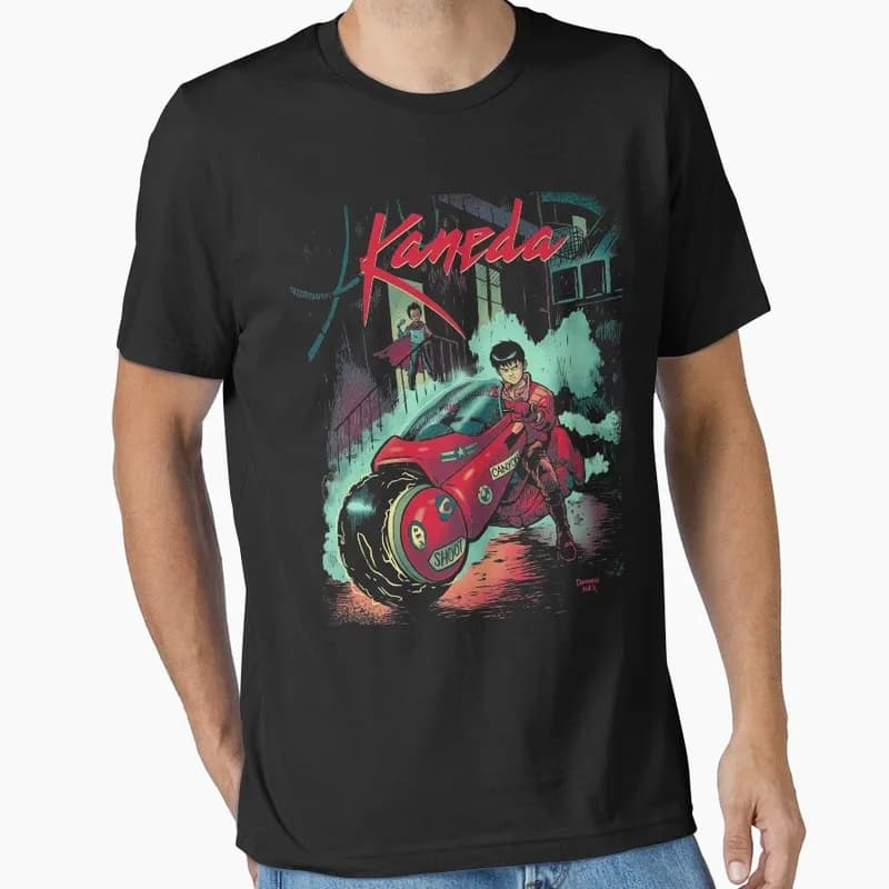 Akira Cyberpunk City Explosion Anime Gift T‑Shirt Vintage Sci‑Fi Manga Graphic Tee Shotaro Kaneda Neo‑Tokyo Unisex Streetwear