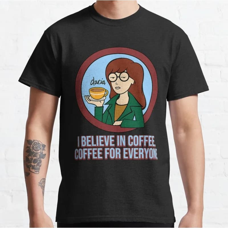 Retro Sick sad world tv shows Gift t shirt 90s Nostalgia cartoon Graphic Clothes 0217 Large size Tops 100% cotton printed tee