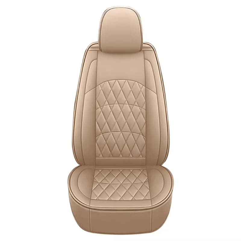 Auto Interior Accessories Four Seasons Universal Deluxe Waist Pad Headrest Neck Pillow Leather Car Seat Cover Full Set