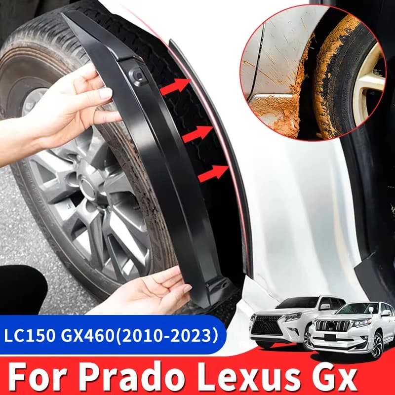 For Toyota Land Cruiser Prado 150 Lc150 for Lexus GX460 GX 460 2010-2023 Rear Wheel Fender Lining Modification Accessories Fj150