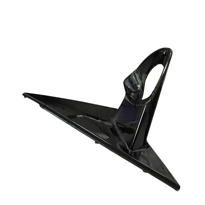 Black Front Window Triangle Trim Plate Side Mirror Garnish Cover Panel Mirror Base Holder for BMW 3 Series G20 G21 G28 2020-2023
