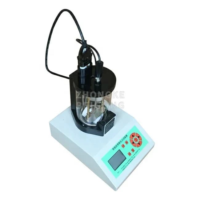 Laboratory Digital Ring and Ball Softening Point Test Apparatus of Bitumen