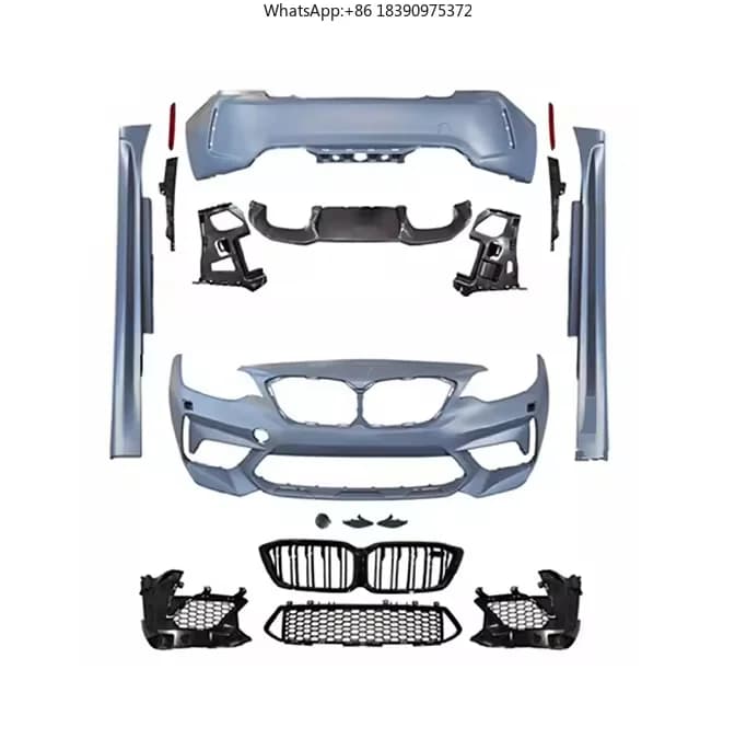 Auto Parts for  2 Series F22 2014-2021 Body Kits Car Front and Rear Bumper Side Skirts Fenders Grille