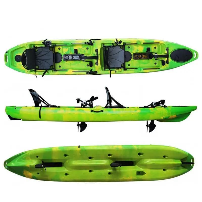 Pedal Power Fishing Boat Double Kayak Luya Fishing Boat