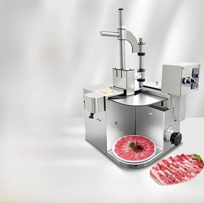Automatic fresh meat slicer multifunctional waist slicer commercial slicer