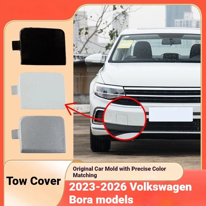Suitable for 23-26 Volkswagen Bora Trailer Cover, Front Bar Trailer Hole Cover, Trailer Hook Traction Cover Plug Cover