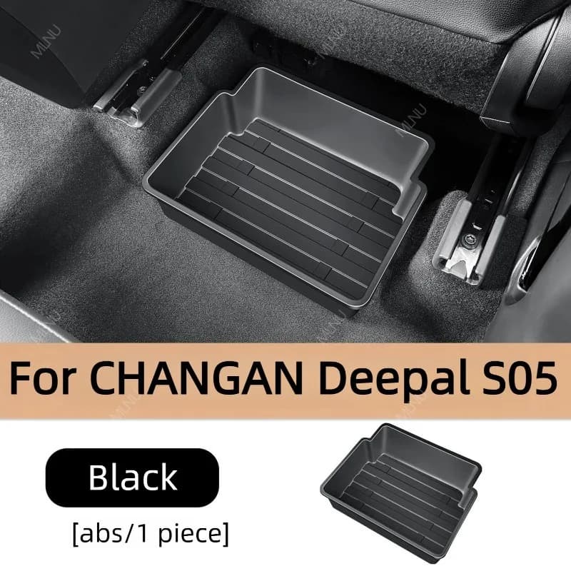 Under-Seat Storage Box For CHANGAN Deepal S05 2026/2025 Accessories,Wear-Resistant&Scratch-Proof,Durable Hidden Storage