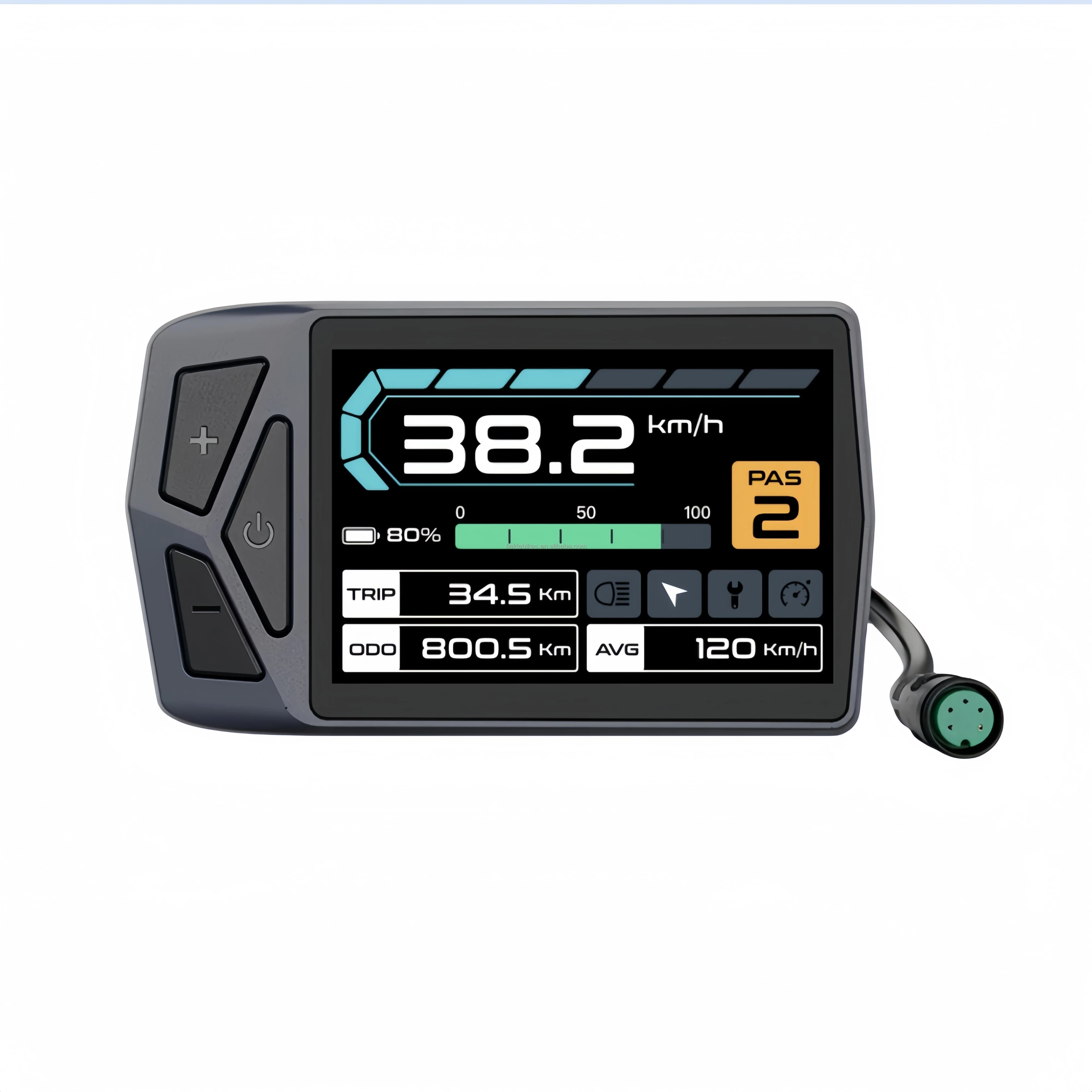 Mid-motor EB02 Color Bluetooth Display M560 M600 M510 De-Speed Limit Map Navigation Bafang Motor Change Wheel Diameter