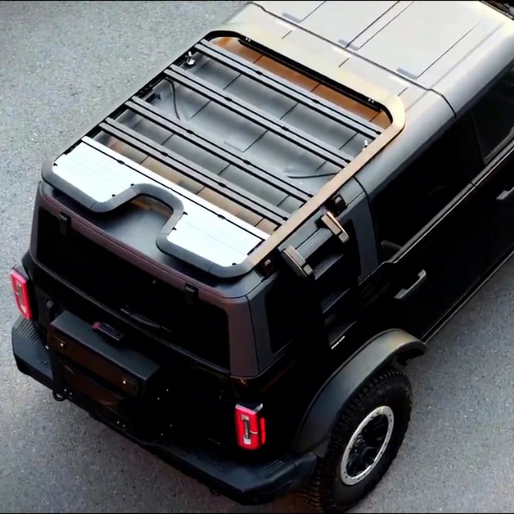 Aluminum Roof Rack Platform for Ford Bronco  Off-Road Roof Cargo Carrier Exterior Accessories for Outdoor Travel