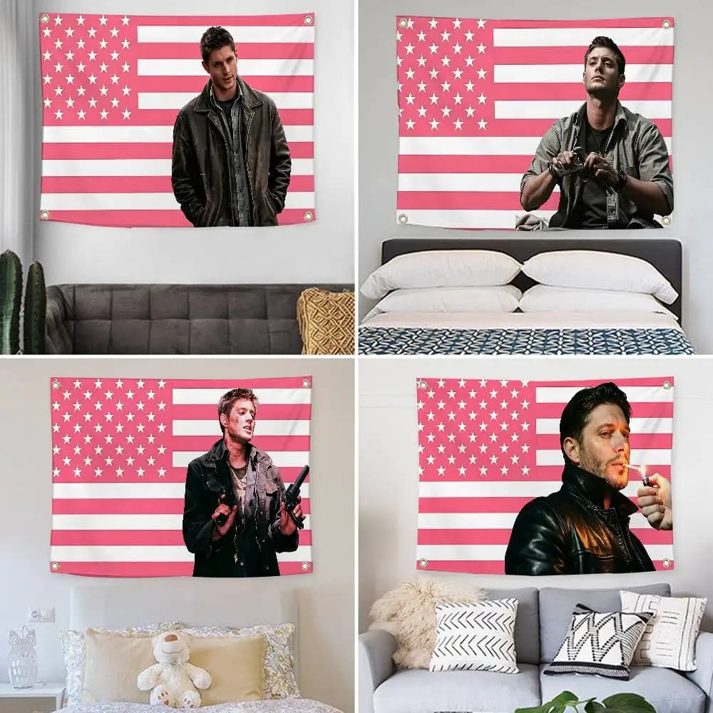 Fashion Print Frutiger Aero Flag Dormitory Family Wall Banner Outdoor Activities Atmosphere Tapestry Decor