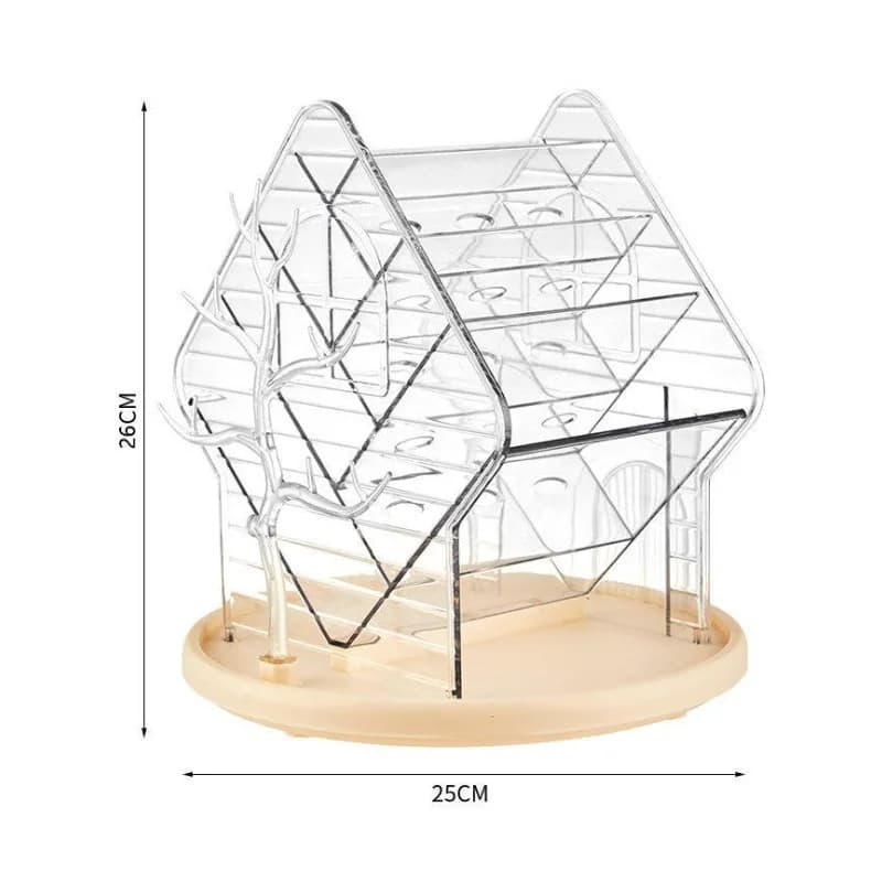Cosmetics Storage Box Advanced Desktop Rotatable Dresser Lipstick Skin Care Products Multifunctional Large Capacity Shelf
