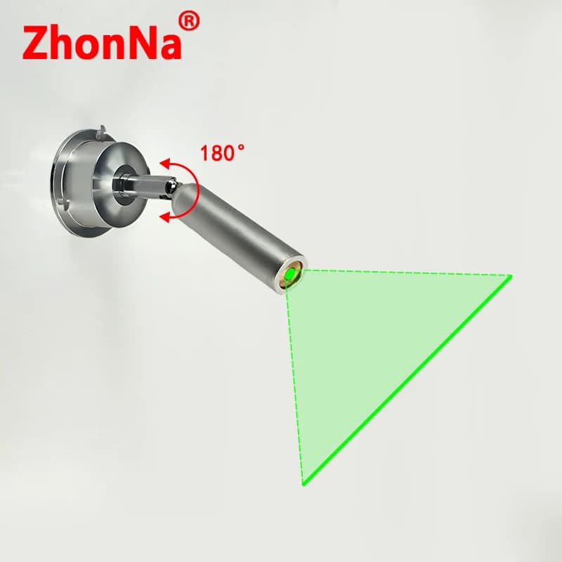 520nm Green Laser Module, 180° Adjustable Cross/Line Laser for Industrial Positioning & Aiming, Customizable, Wholesale