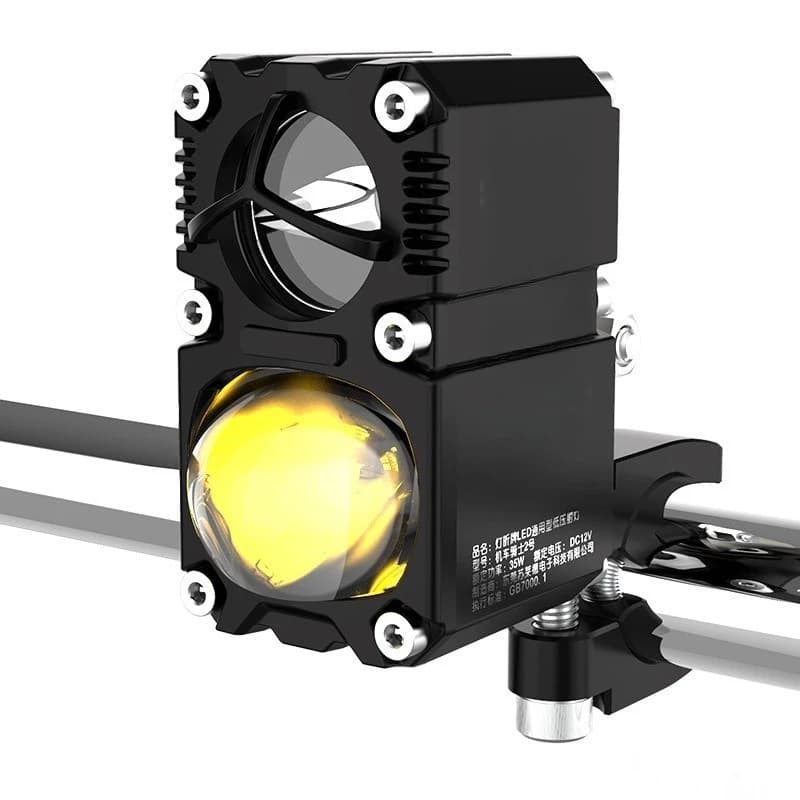 Motorcycle lens spotlights, tangent paving lights, far and near strong light, super bright