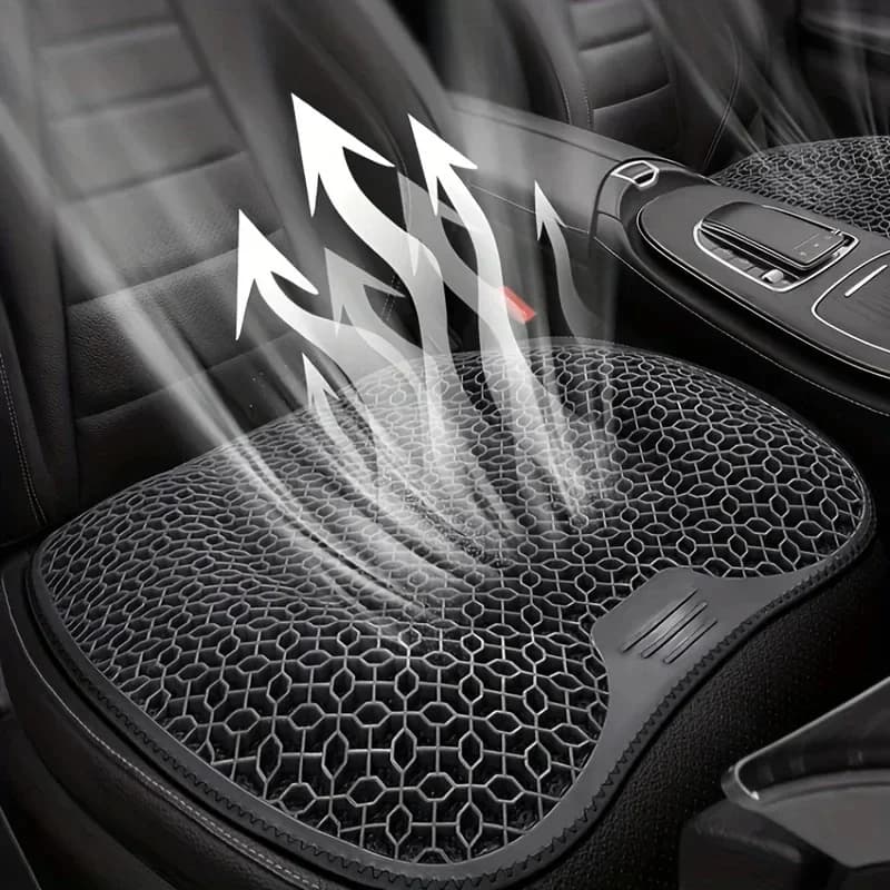 Ergonomic Honeycomb Gel Seat Pad Breathable Washable Lightweight Cushion for Car Seats Office Chair Home Sofa