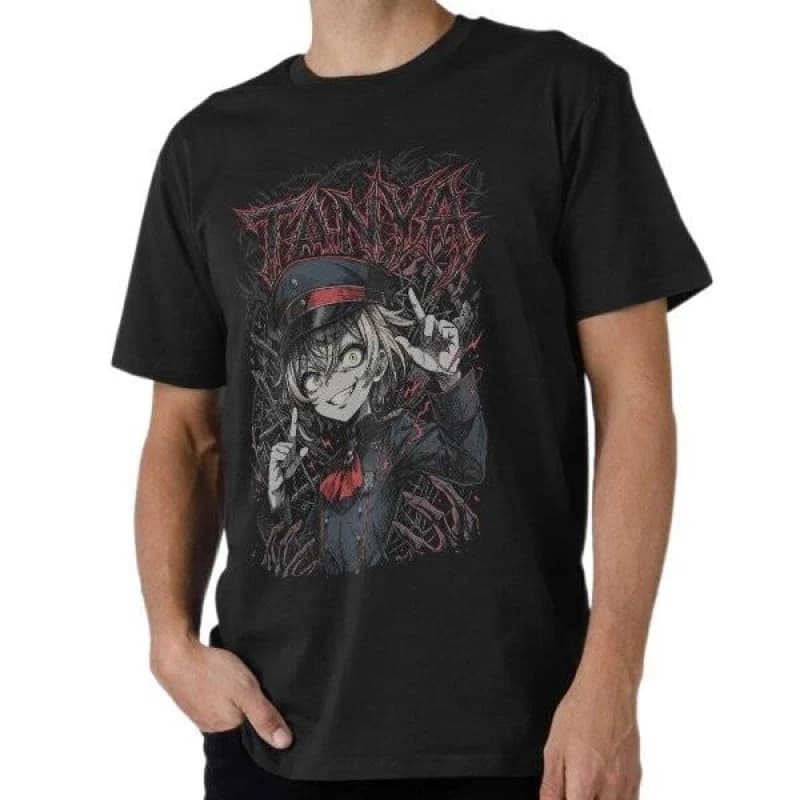Tanya Degurechaff 0429 Saga Of Tanya The Evil Anime Gift t shirt Kawaii girls Manga tee Short-sleeve Y2K Clothes  All size Tops