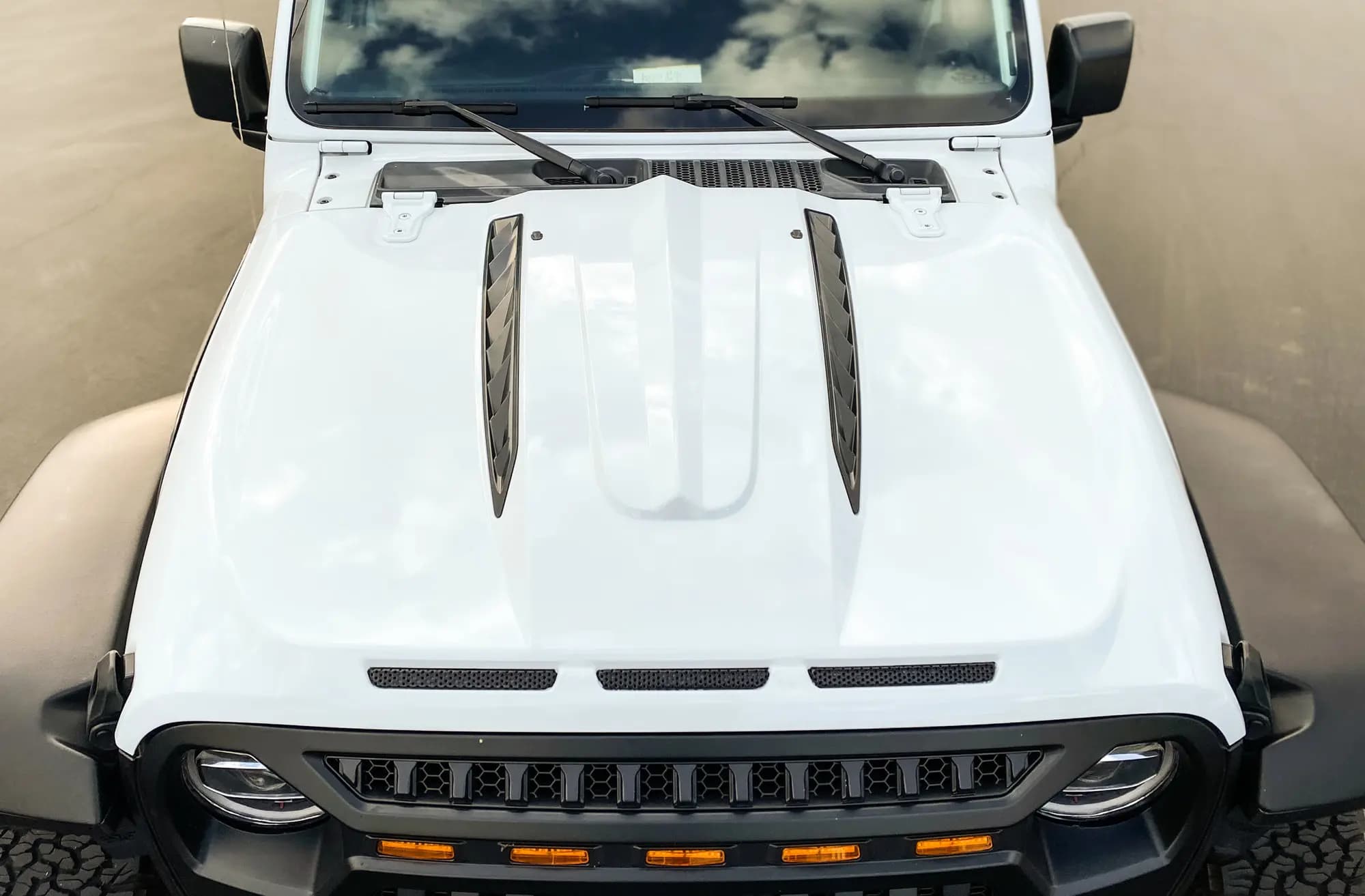 Gobison High Quality Hood Bonnet Car Offroad 4x4 Auto Accessories Car Engine Hood for Jeep wrangler JT JL 2018