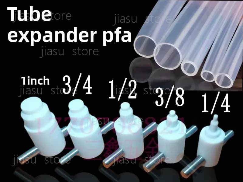 PFA pipe expander, 1/4 3/8 1/23/41 inch plastic pipe tool, hot expansion