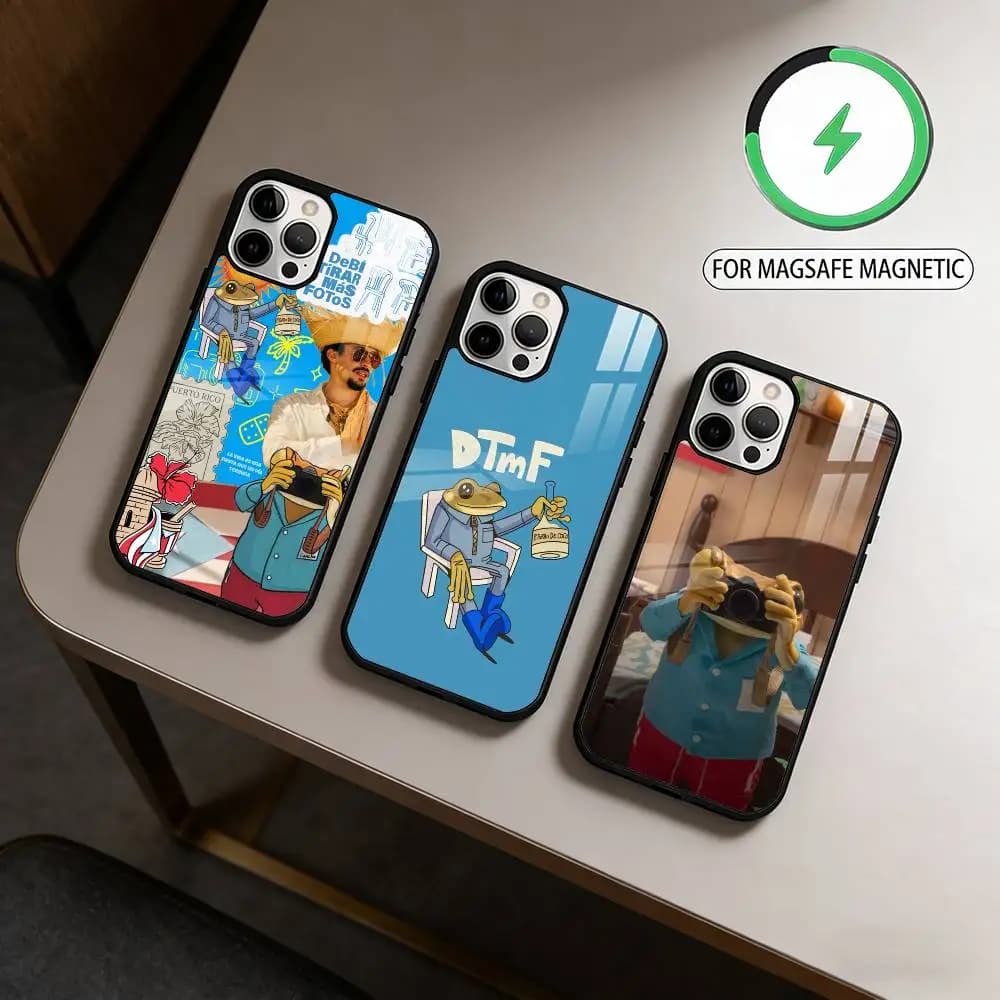 B-Bad B-Bunnys DTMF  Phone Case For iPhone17,16,15,14,13,12,11 Plus,Pro Max Magnetic For Magsafe Wireless Charging
