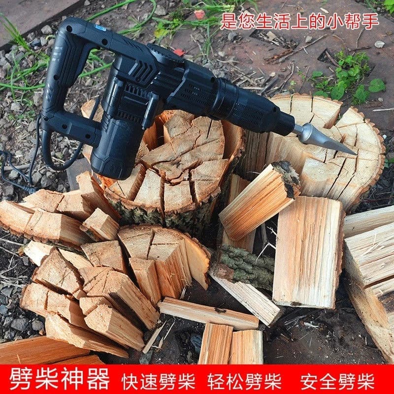 Firewood chopping artifact household rural wood chopping firewood machine drill large for wood chopping