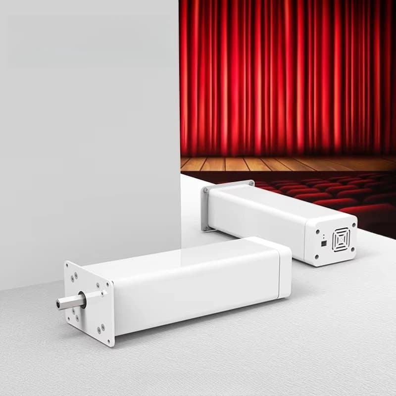 Stable Automatic Motorized Stage Curtain Track with Motor System for School Hall