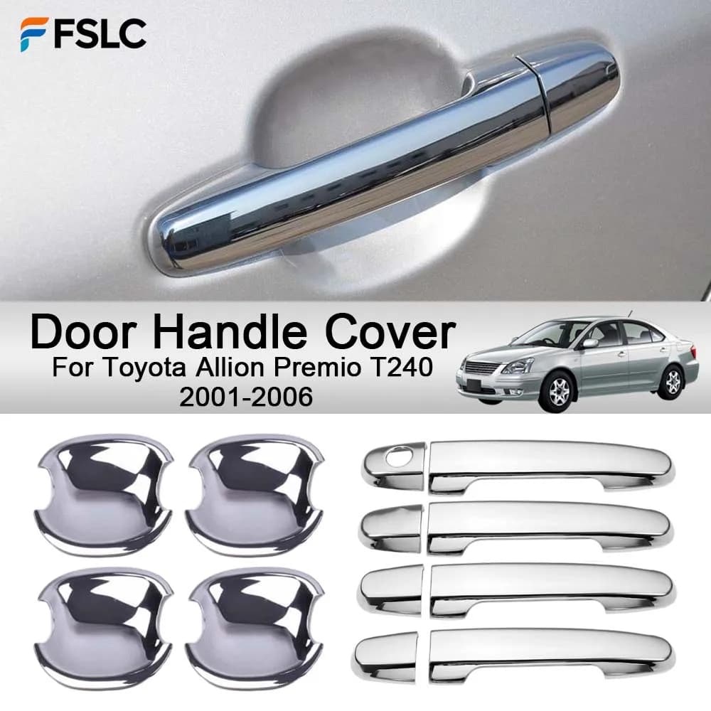 Cars Accessories Door Handle Cover For Toyota Allion Premio T240 2001-2006 Car Exterior Styling Decoration Modify A Car