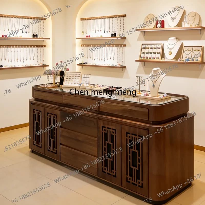 Medieval style jewelry store display cabinet jewelry display table, Nakajima cabinet multi-functional display table