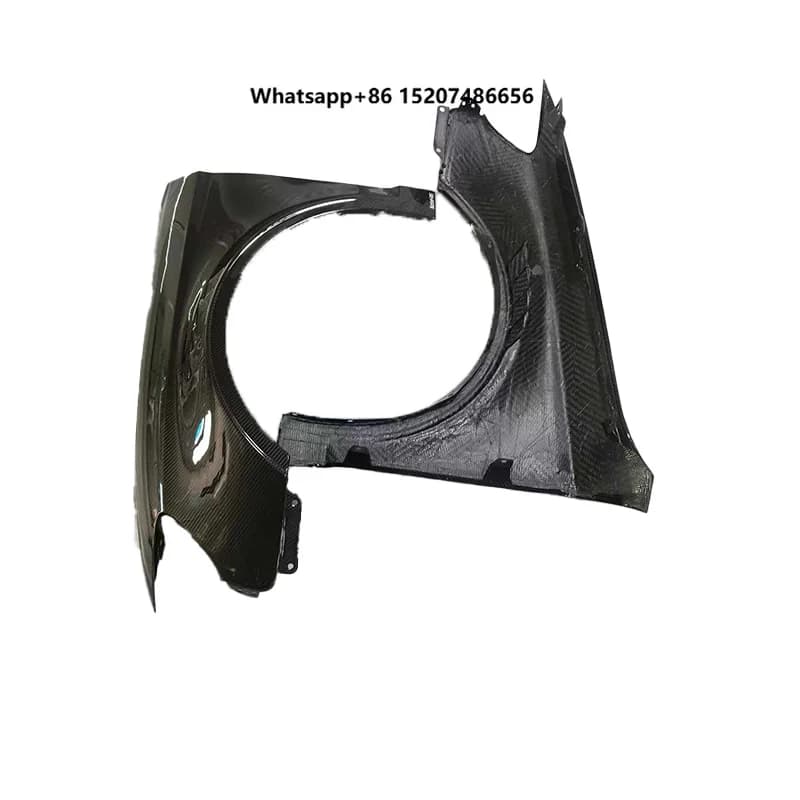 Customized Black Car Front Side Real Carbon Fiber Fender  for RS3 Sedan 17-20 Carbon Fiber Fenders