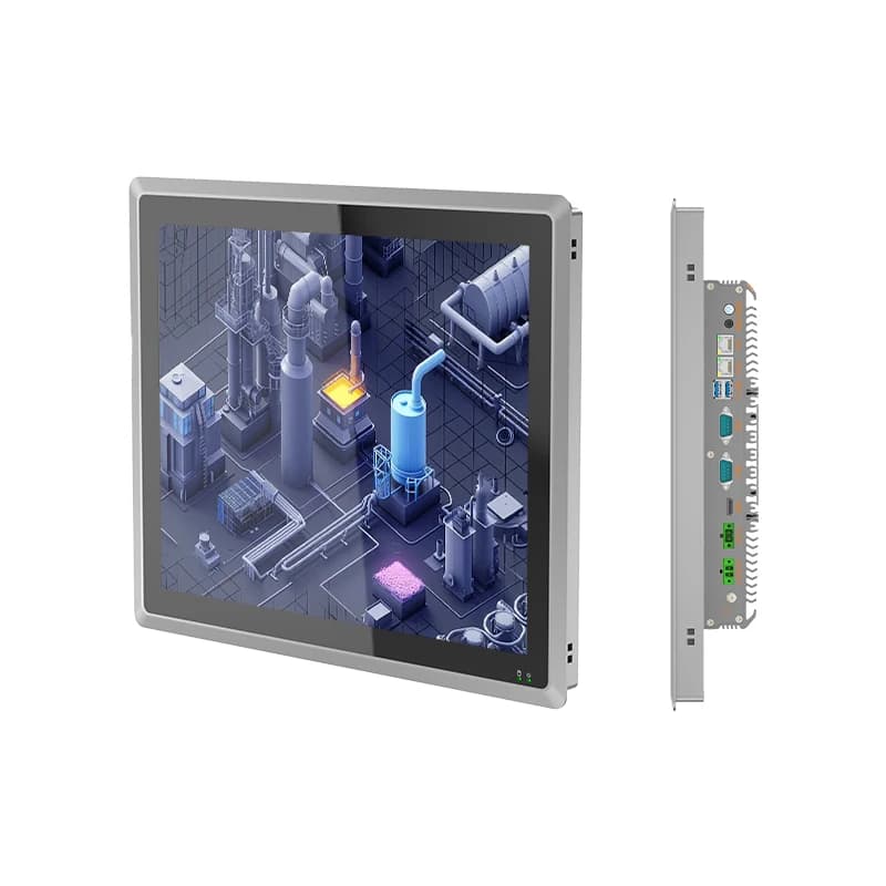 10.4 12.1 15 17 19 inch touch screen panel computer all-in-one machine HMI LCD embedded wall mounted