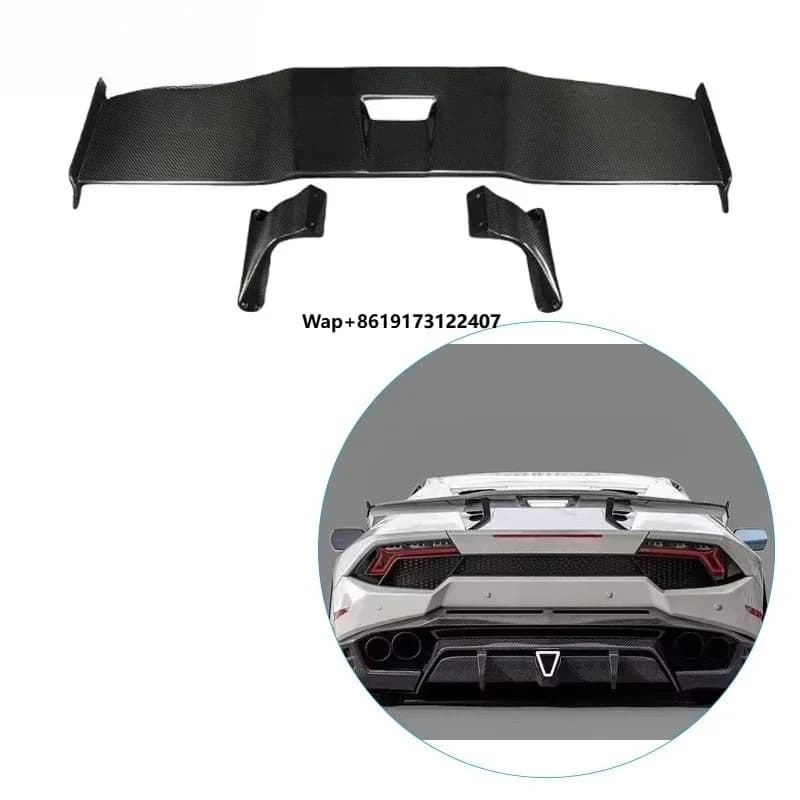 For  LP580 LP610 Carbon Fiber  Rear Ducktail Spoiler Carbon Fiber Spoiler