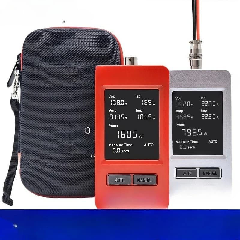 1800W/800W Solar Panel Tester MPPT Multimeter - Auto/Manual Voltmeter for Efficient PV System Testing