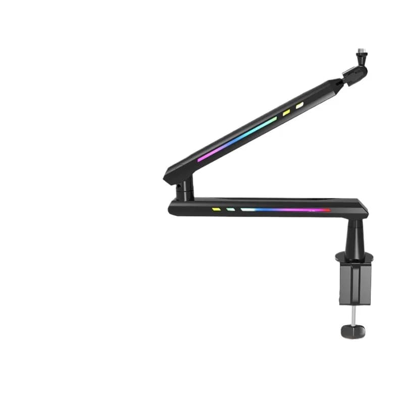RGB multi-color gradual change microphone cantilever bracket