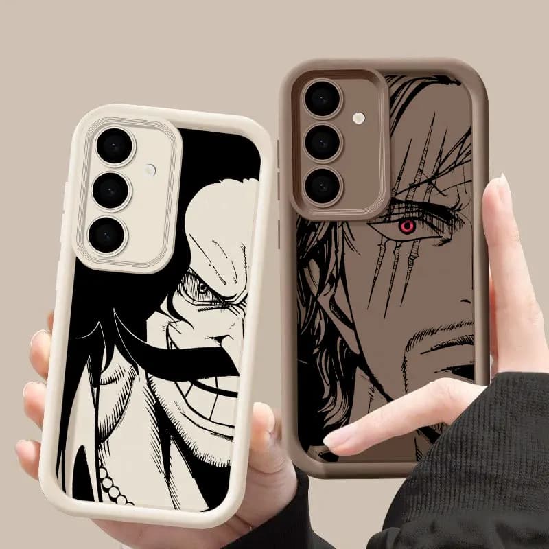 Anime One P-Pieces Boss S26 Ultra Case For Samsung Galaxy S26 S25 S24 S22 S23 Ultra S21 Plus S20 FE Camera Protection Soft Cover