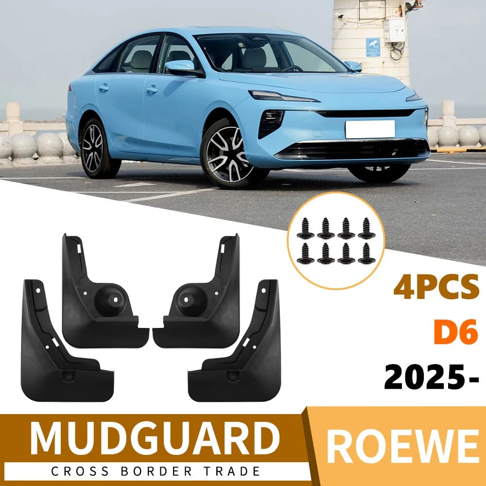 For Roewe D6 2025 car fender soft rubber supplies car accessories 4runner accessories mud flaps fender flares