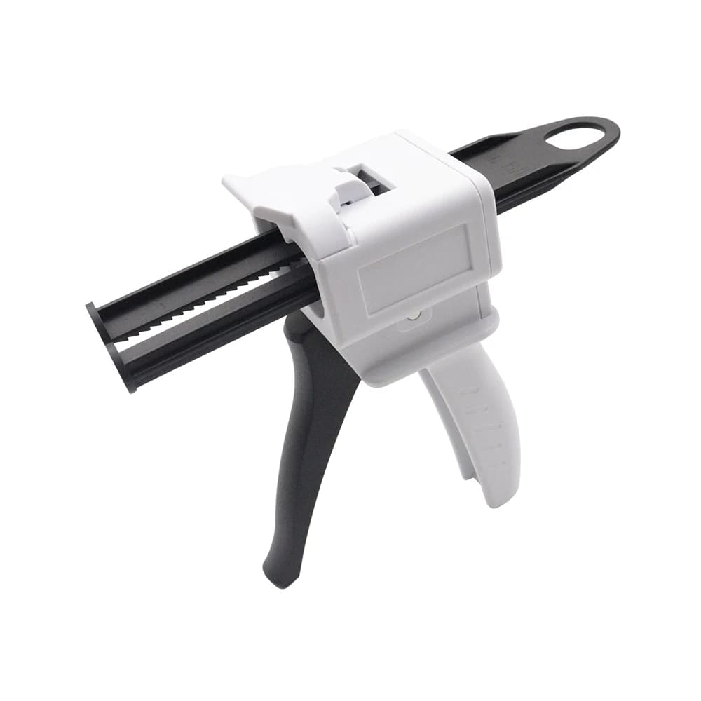 5pcs Dental Impression Mixing Dispensing Gun 1:1/1:2 Universal Dispensing Gun 4:1 10:1 Silicone Rubber Dispensing Gun