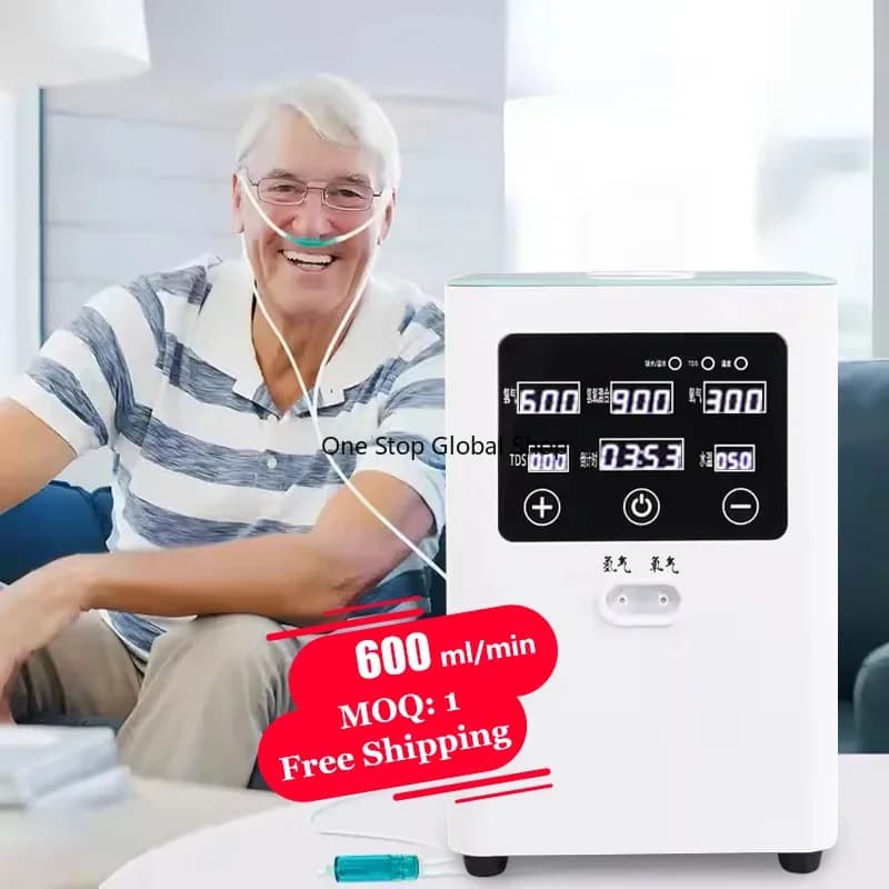 Inhaler PEM Brown Generator PEM Hydrotherapy Inhalation Machine Household 300ml 600ml Machine