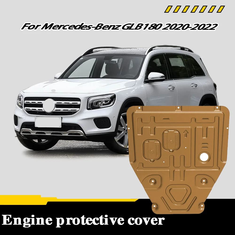 Car underbody protection plate For Mercedes-Benz GLB180 2020-2022 1.3T engine undertray, underbody protection plate
