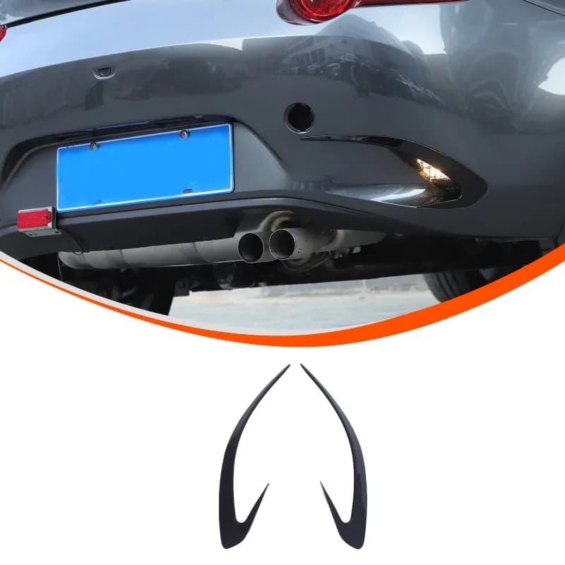 ABS Rear taillights Rear Fog Light Blade Trim Frame Stickers for 2016+ Mazda MX-5 Car Exterior Accessories